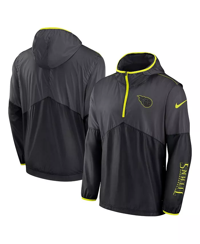 

Мужская толстовка с молнией до середины Anthracite Tennessee Titans Volt Nike