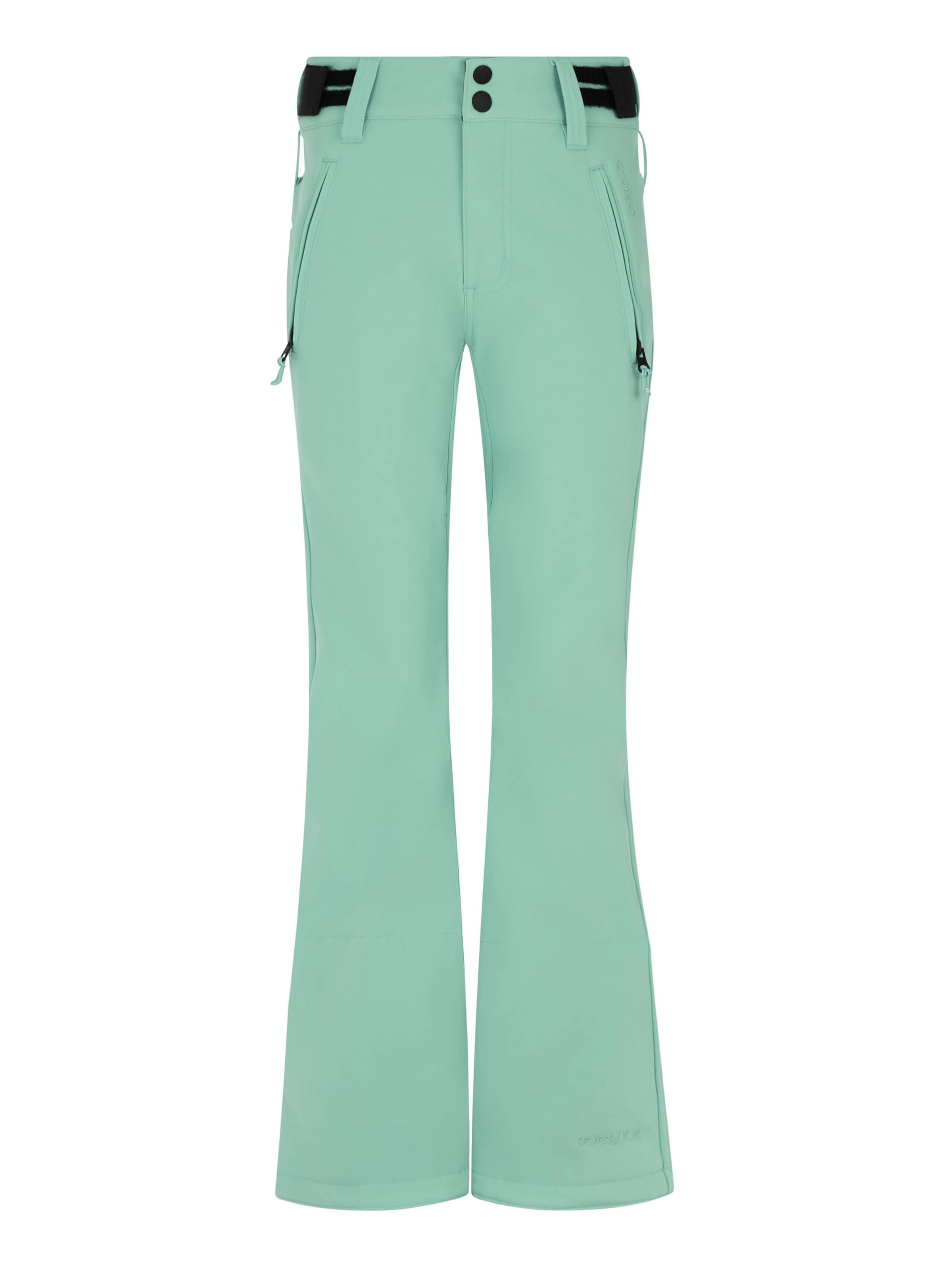 

PROTEST Узкие спортивные штаны 'RELOLE JR' в травянисто-зеленом цвете