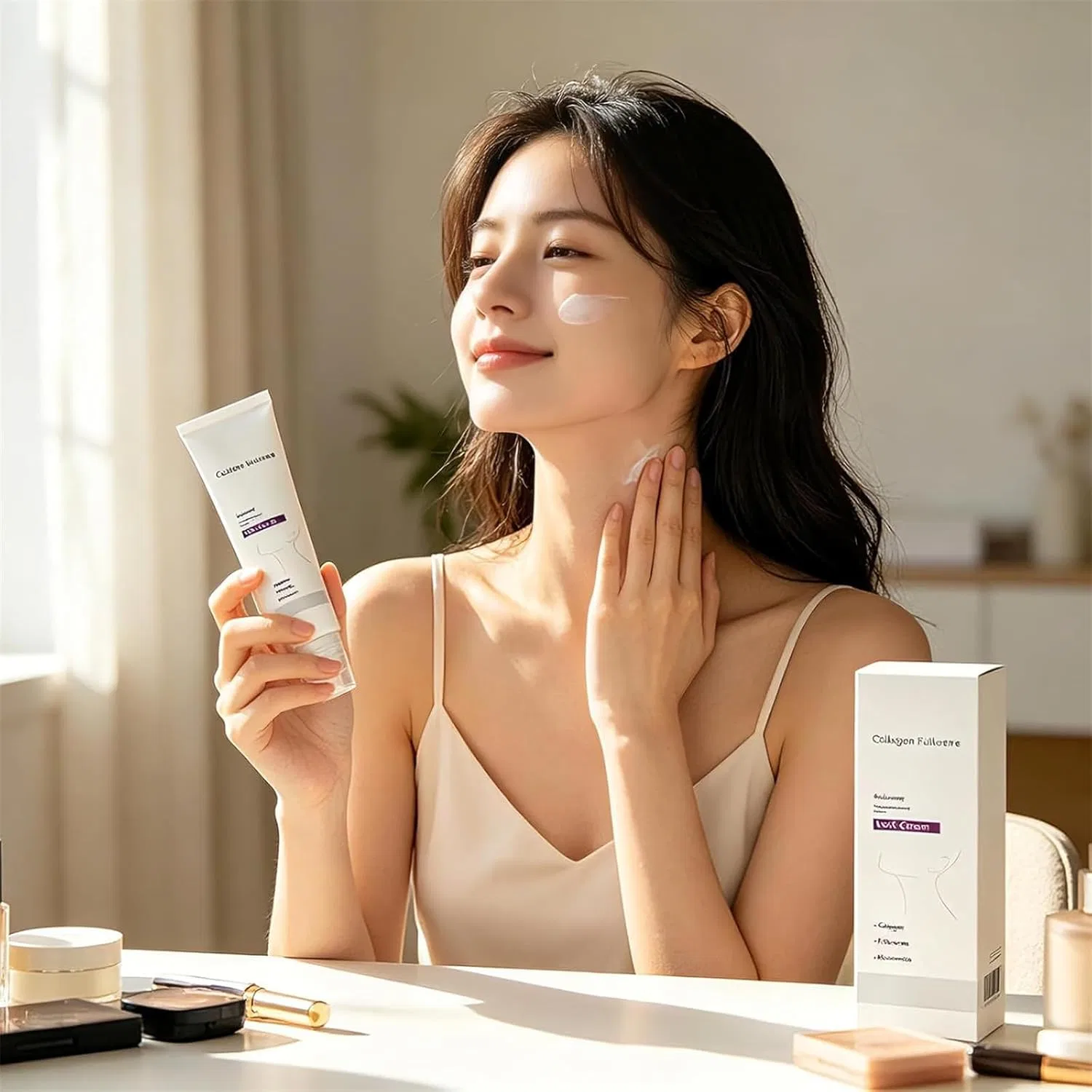 Крем для лица — Для шеи с коллагеном и фуллереном Magic Collagen Fullerene ( .) Generisch, 1Pcs, 50 г — фото 2