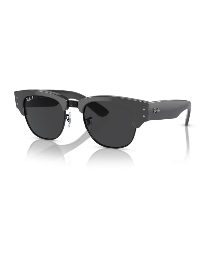 

Квадратные поляризационные солнцезащитные очки Clubmaster Ray-Ban, серый
