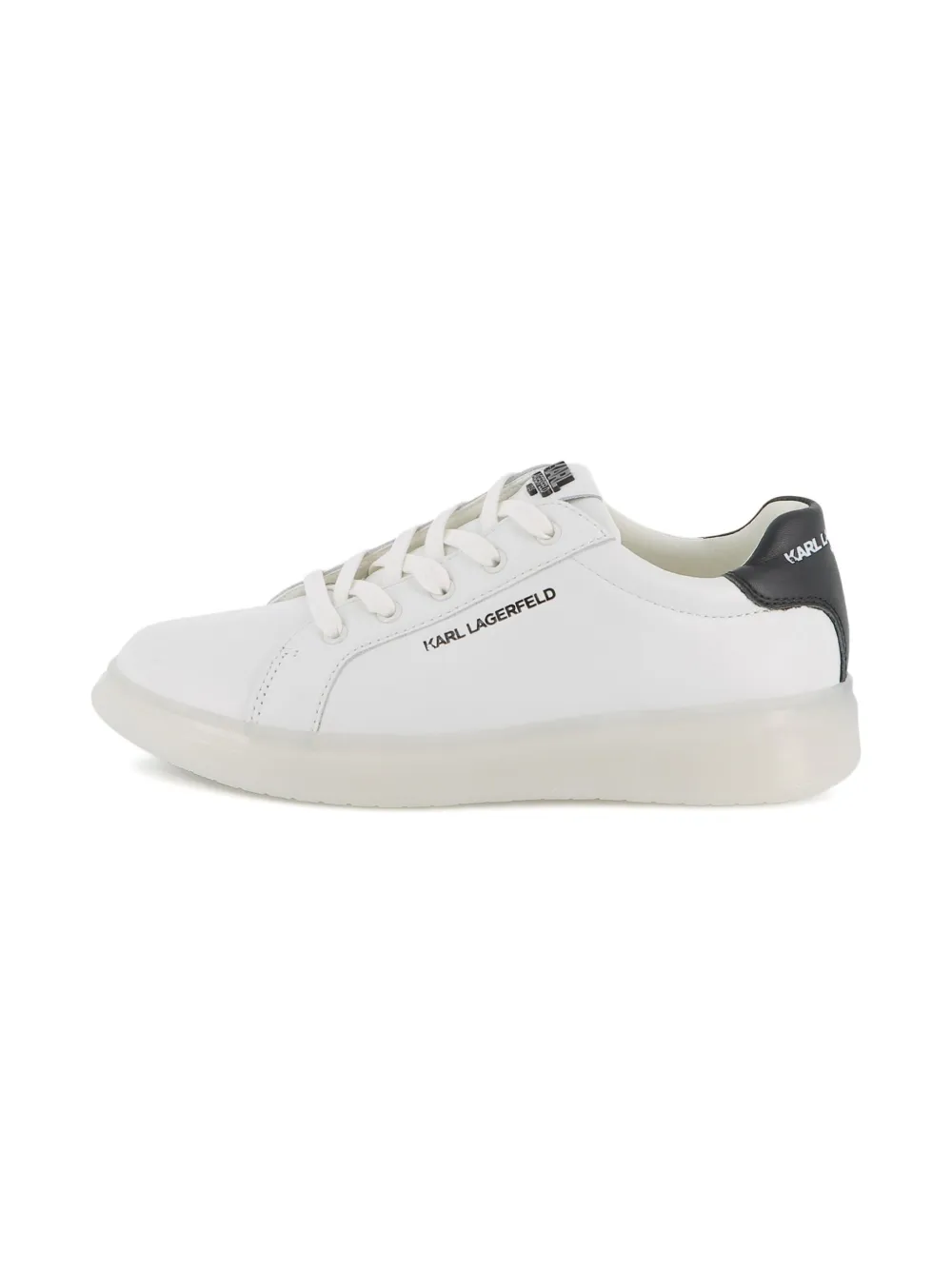 

Кроссовки на шнуровке KARL LAGERFELD KIDS, белый