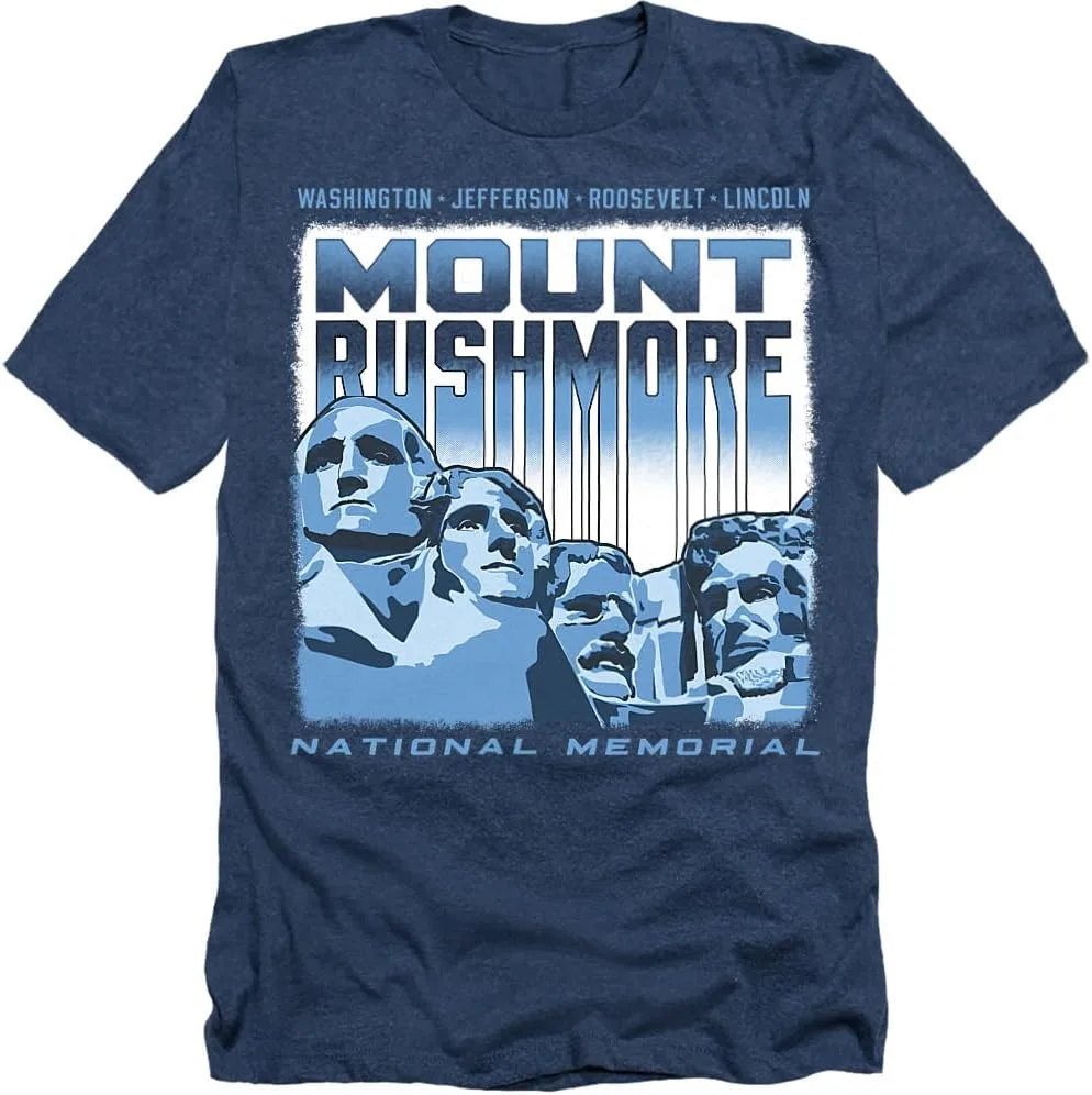 

Футболка Unisex Adult Heather с принтом Mount Rushmore National Memorial Popfunk