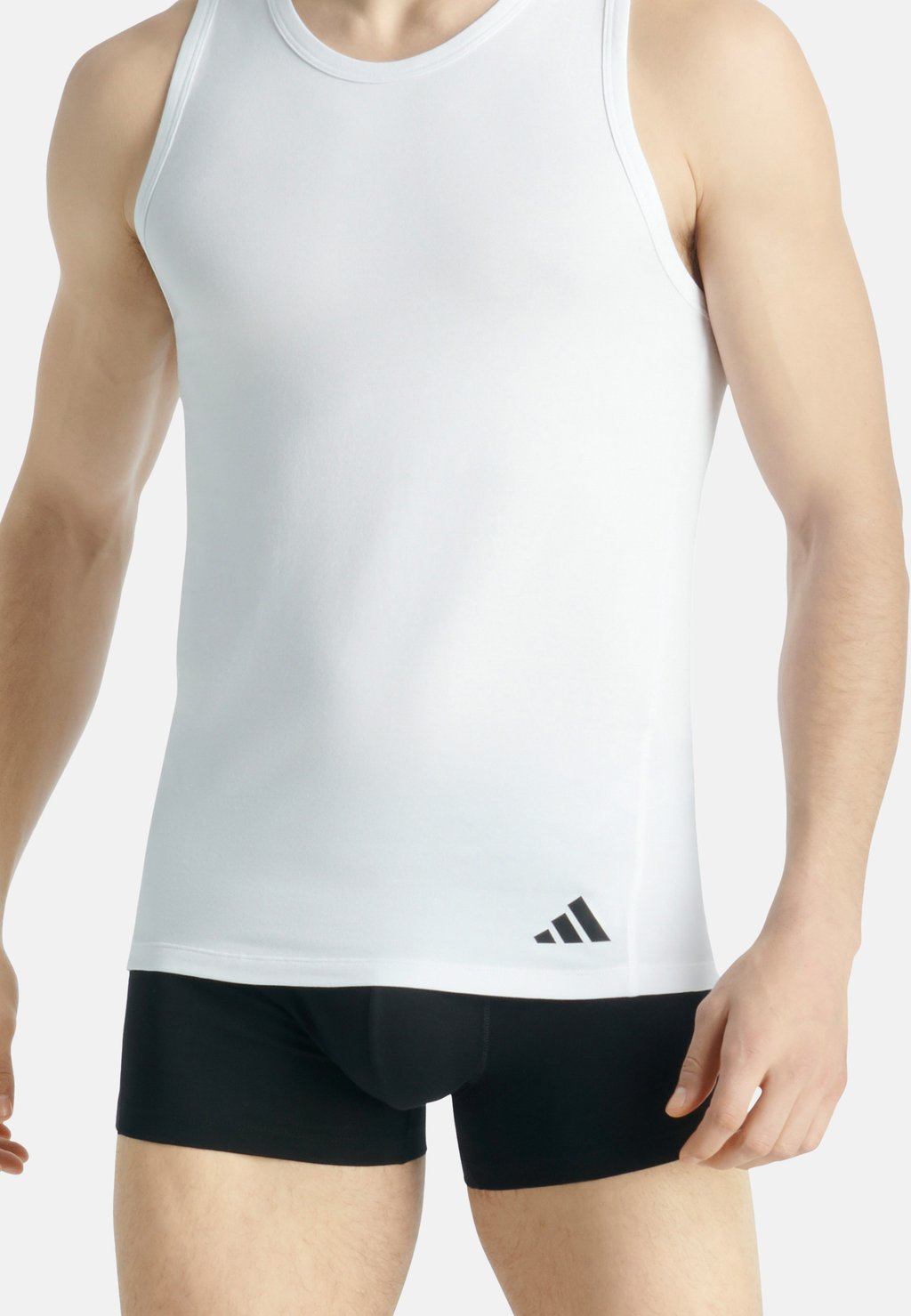 Нижняя футболка ERGONOMIC TANK 2PK Adidas Sportswear, белый — фото 2
