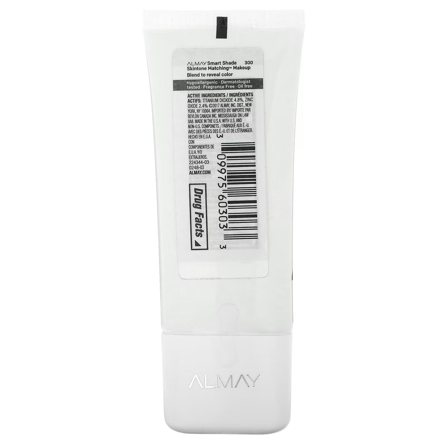 Тональная основа Almay Smart Shade Skintone Matching Makeup SPF 15 300 Straight Up Medium, 30 мл — фото 2