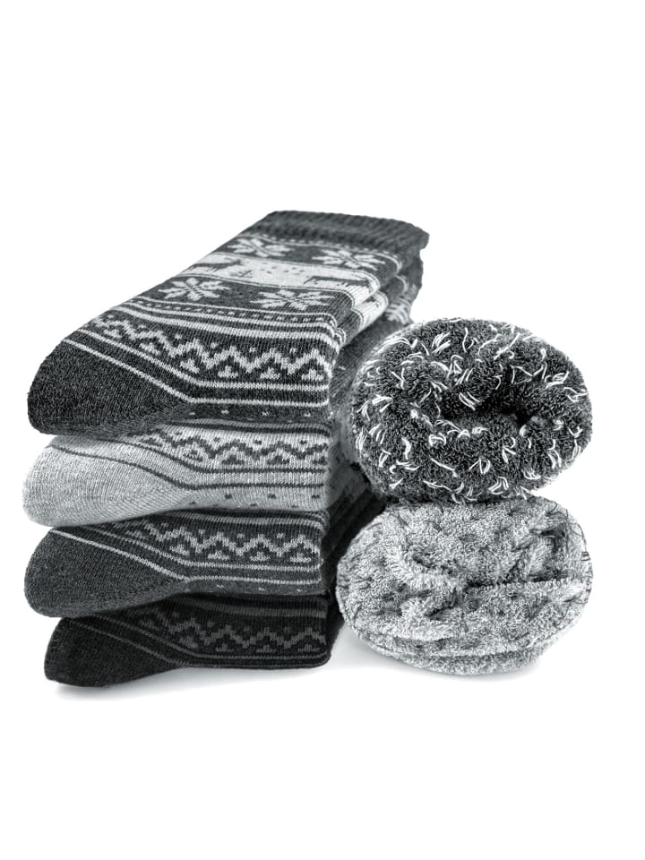 

Носки Occulto 6er Pack Norweger Socken Frida, серый