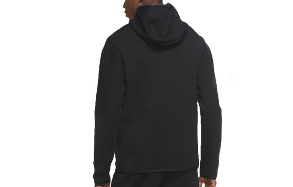 Толстовка Nike Sportswear Tech Fleece Casual Sports Pullover Black, черный — фото 2