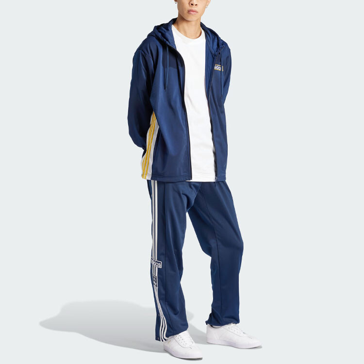 Классические трикотажные спортивные штаны Adibreak для мужчин, цвет индиго Adidas Originals, индиго — фото 4