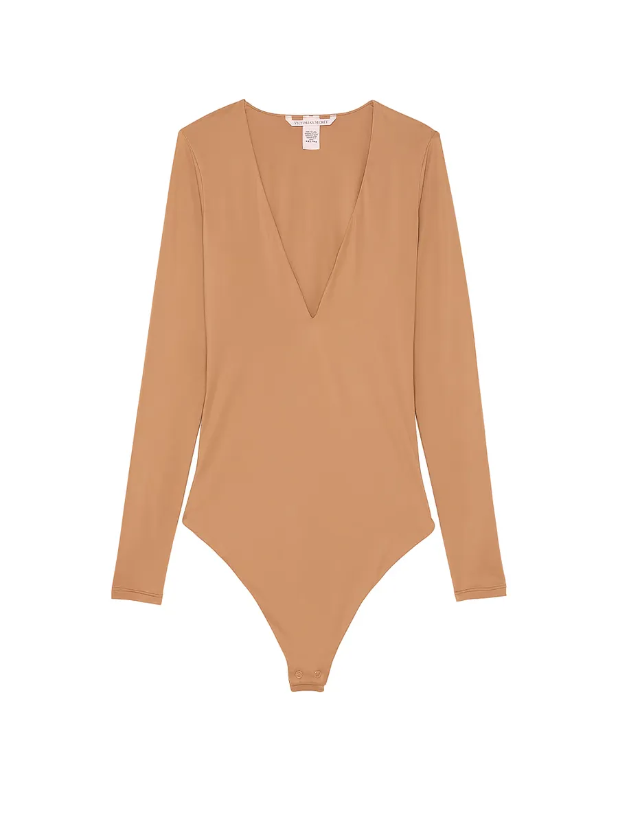 Боди Victoria'S Secret by Victoria with FeatherSoft Innovation V-Neck, тоффи — фото 3
