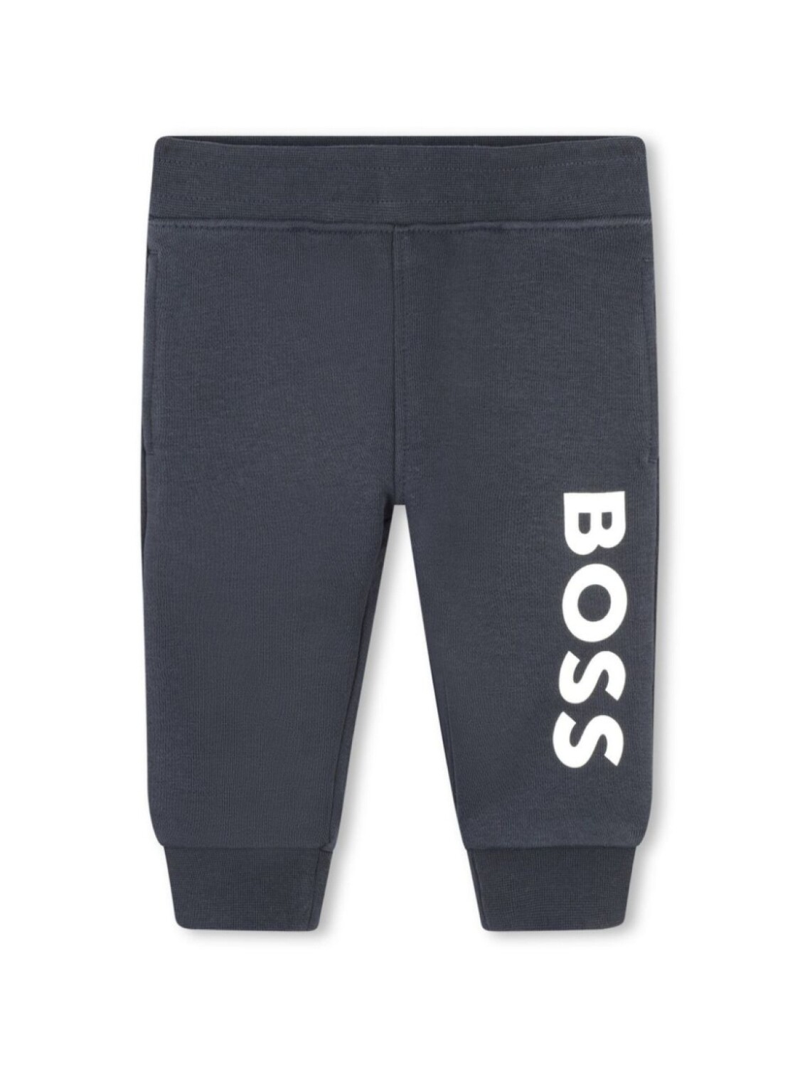 

BOSS Kidswear спортивные брюки из джерси с логотипом, синий
