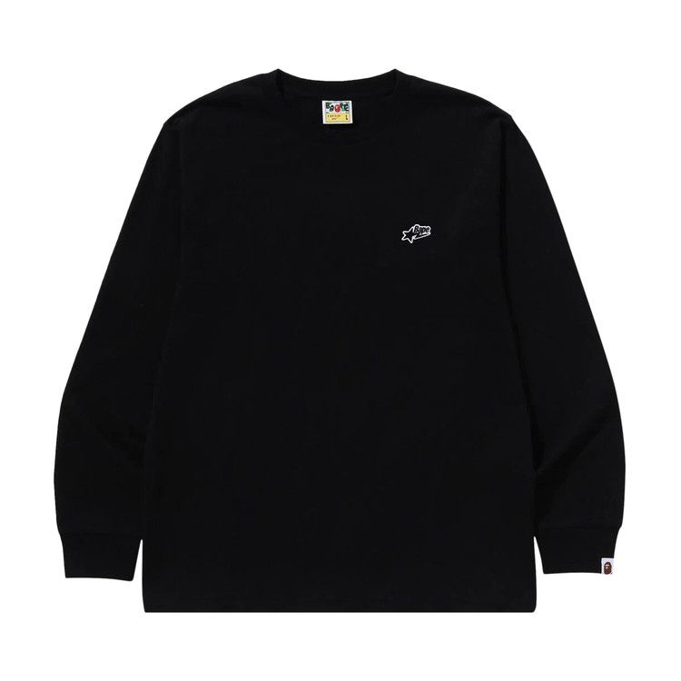 

Футболка BAPE Sta One Point Long-Sleeve Tee, Black