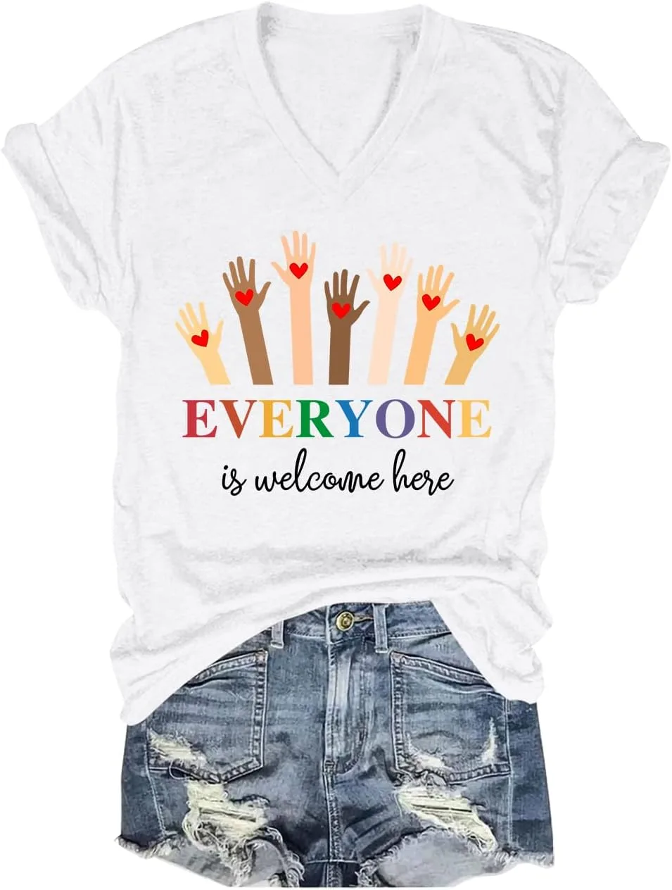 Футболка Unisex Idaho Teacher Everyone is Welcome Here