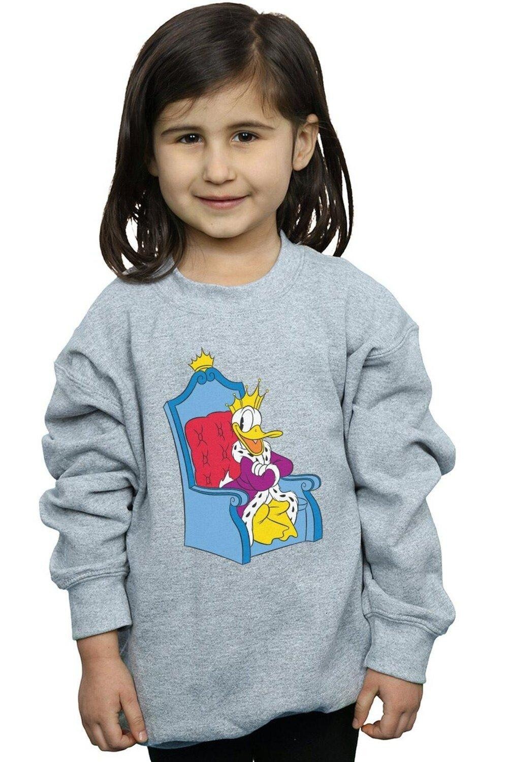 

Толстовка Donald Duck King Donald Disney, серый