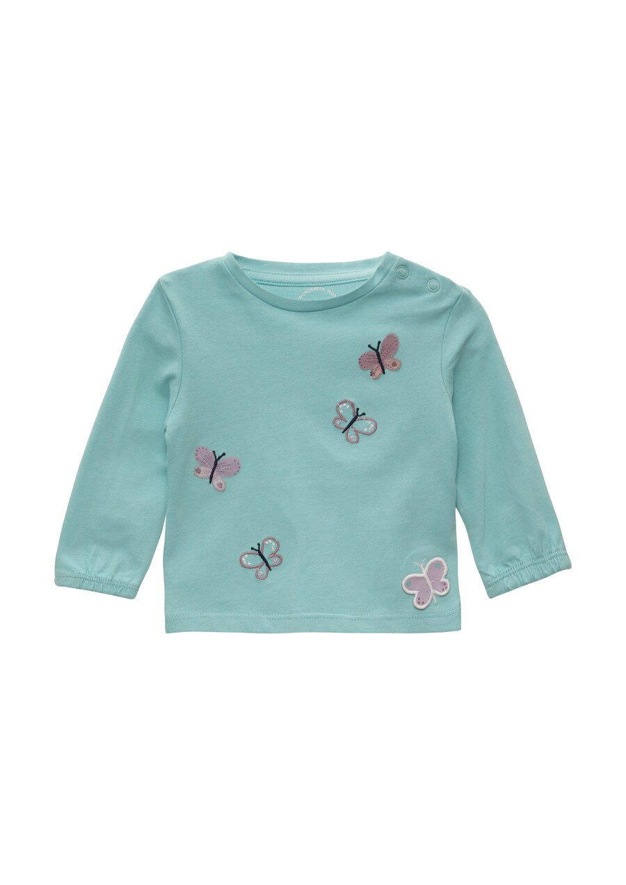 

Лонгслив s.Oliver Shirt, зеленый