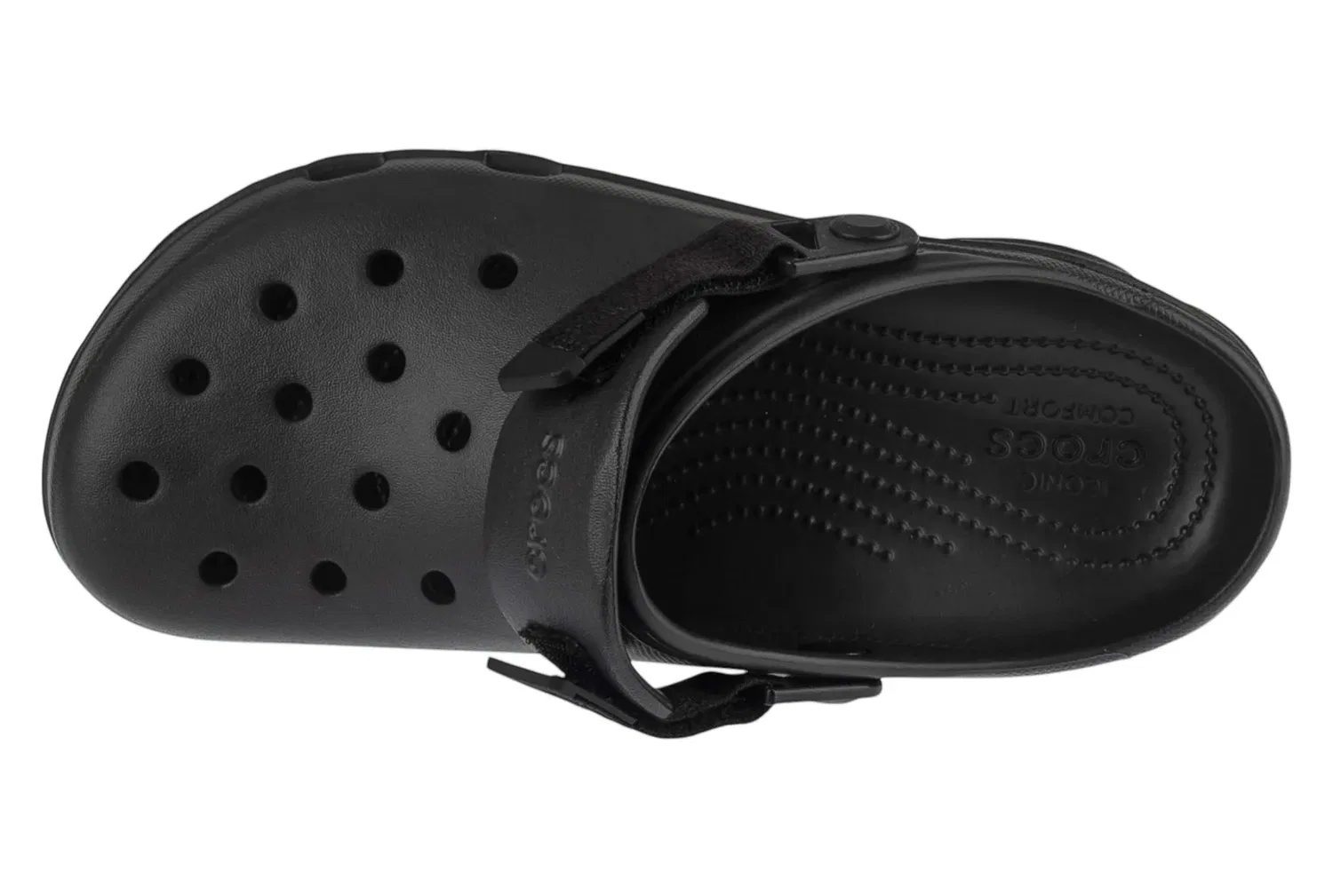 Шлепанцы, Crocs, черный — фото 3