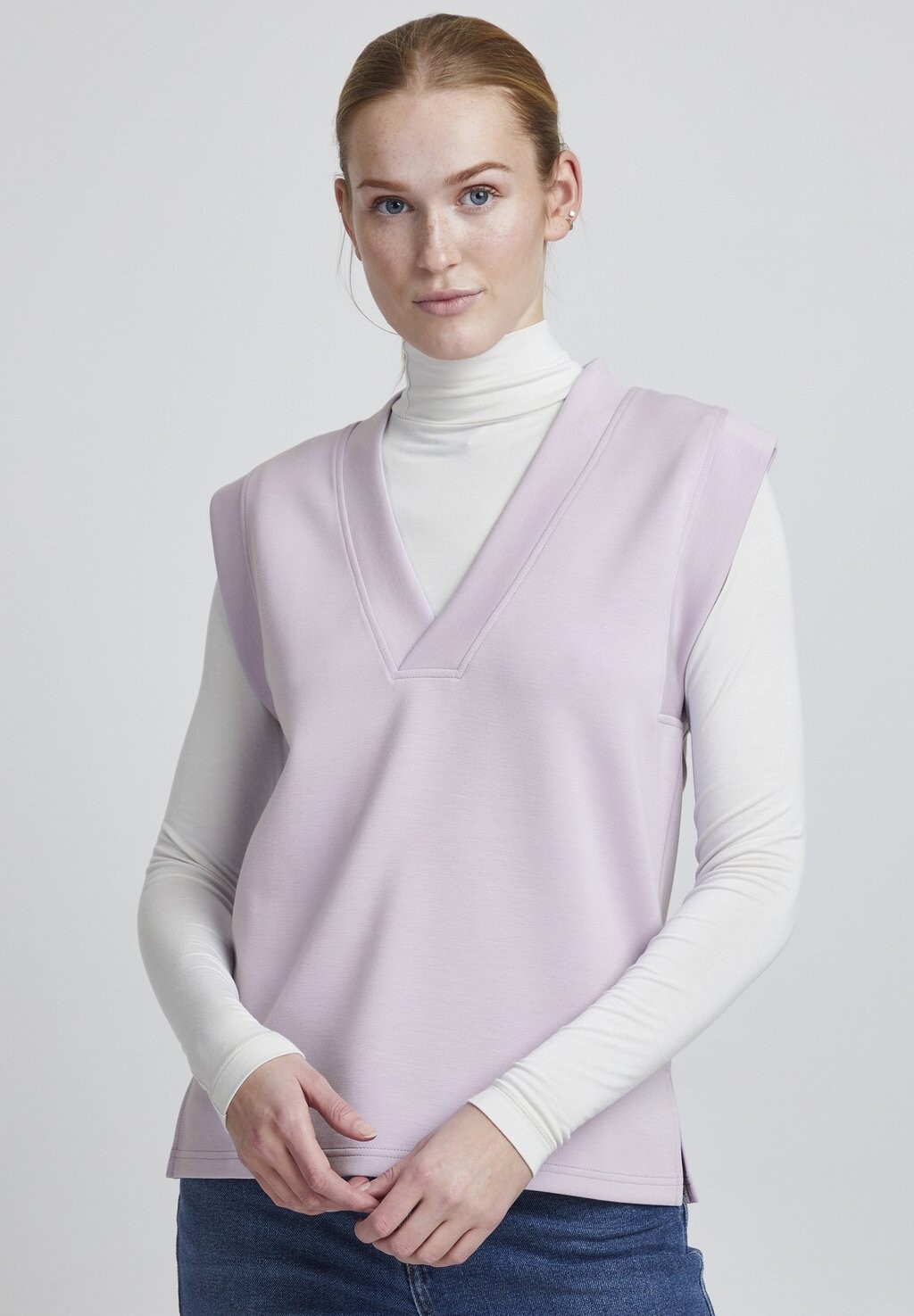 

Базовая футболка Bypusti Slipover b.young, цвет pastel lilac