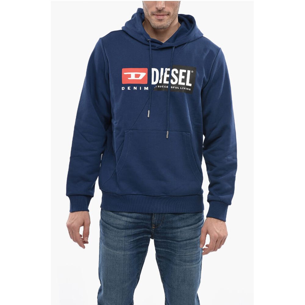 

Толстовка с логотипом Maxi S-GIRK-HOOD-CUTY Diesel, Blue