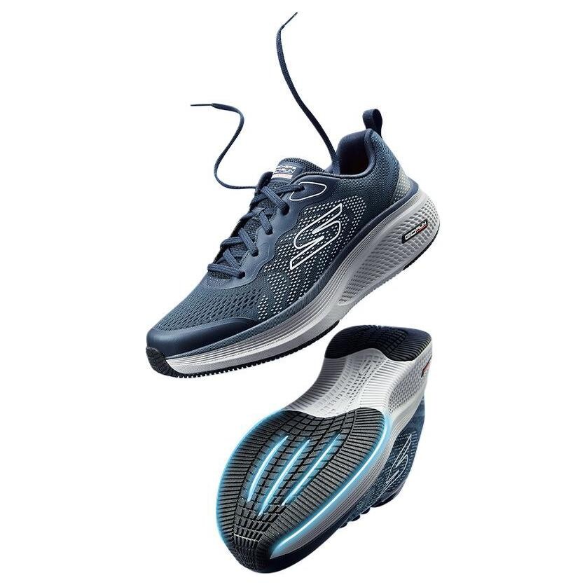 Кроссовки мужские MEN"S GO с низким верхом, синий/серый Skechers — фото 3
