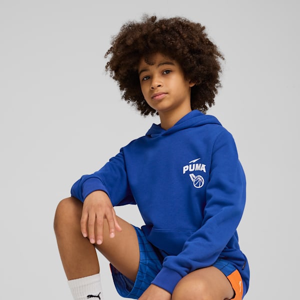 

Толстовка для больших детей Posterize Basketball Puma, синий