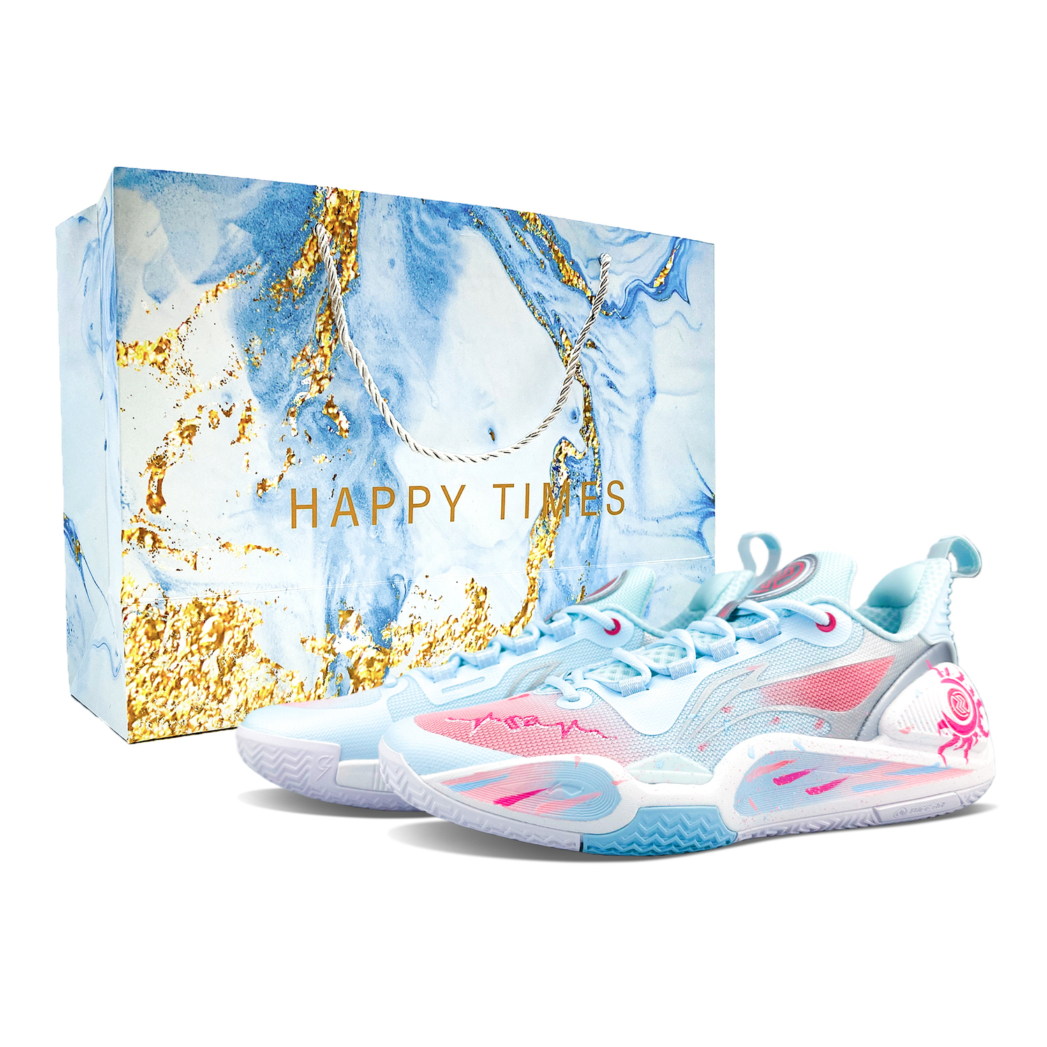 

Li Ning Speed 9 Cushioning, износостойкие низкие баскетбольные кроссовки для мужчин Li-Ning, sky синий