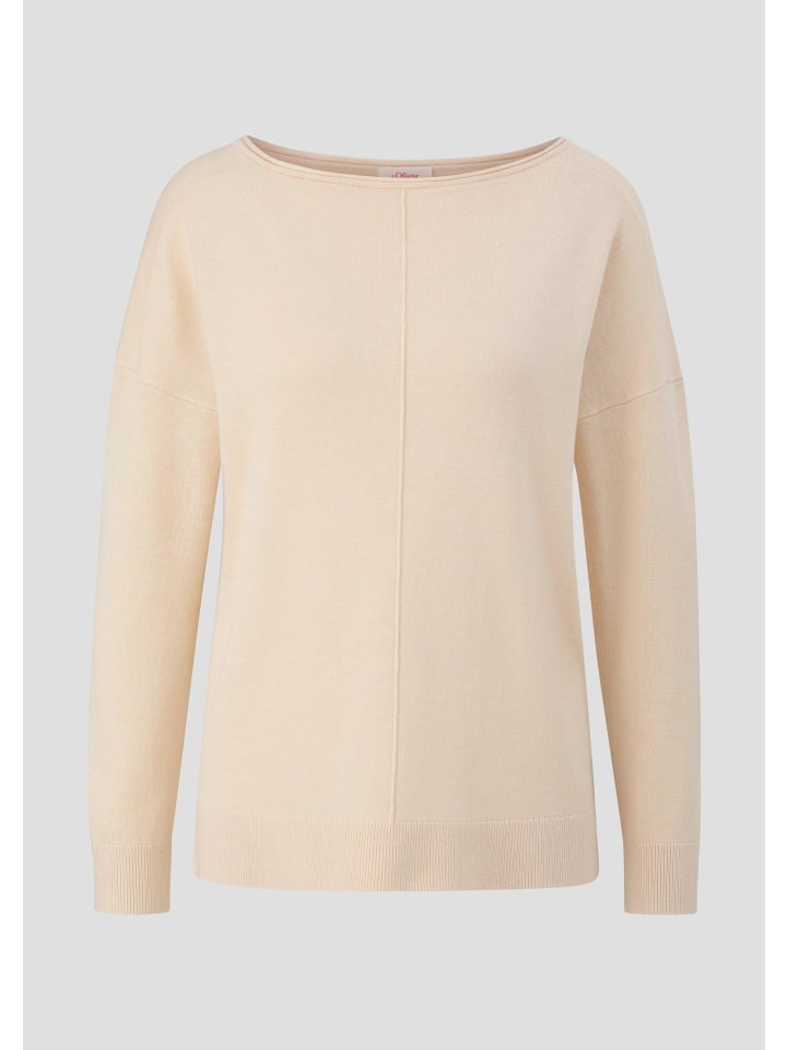 

Вязаный свитер в цвете 8100_бежевый s.Oliver