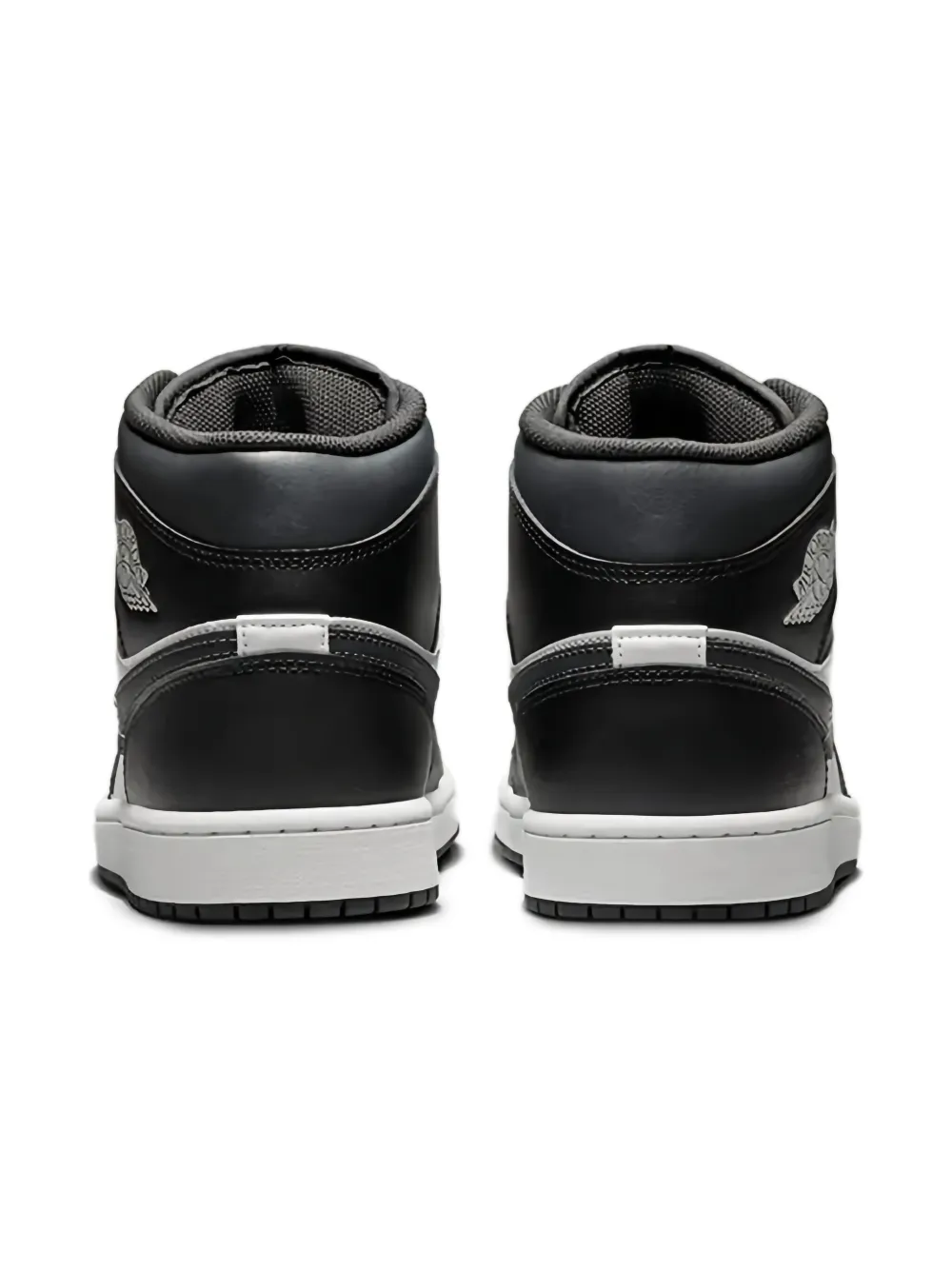 Кроссовки Jordan 1 Mid Black/Summit White/Off Noir Jordan Kids, черный — фото 3