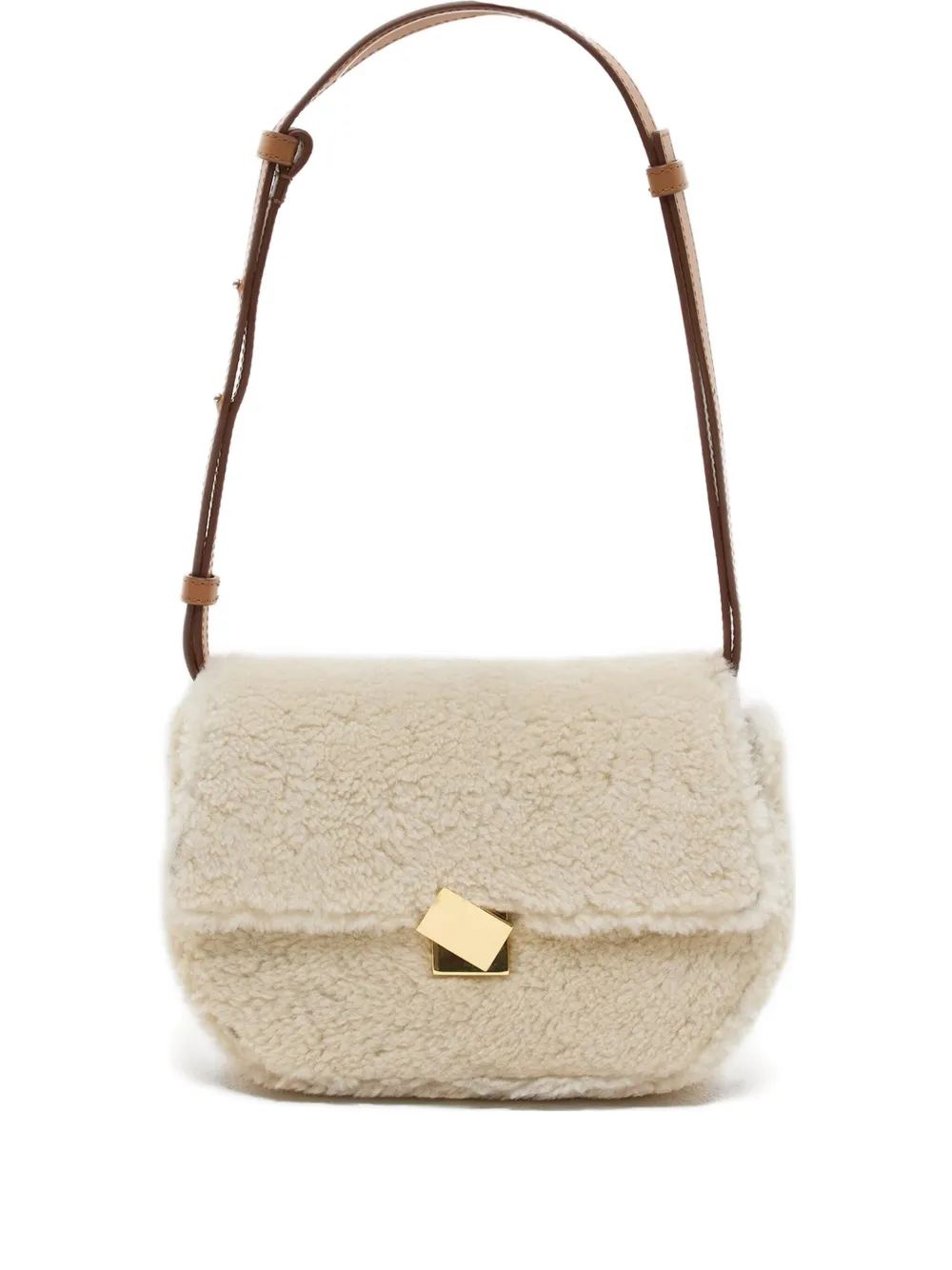 

Сумка на плечо из овчины Closed, нейтральный