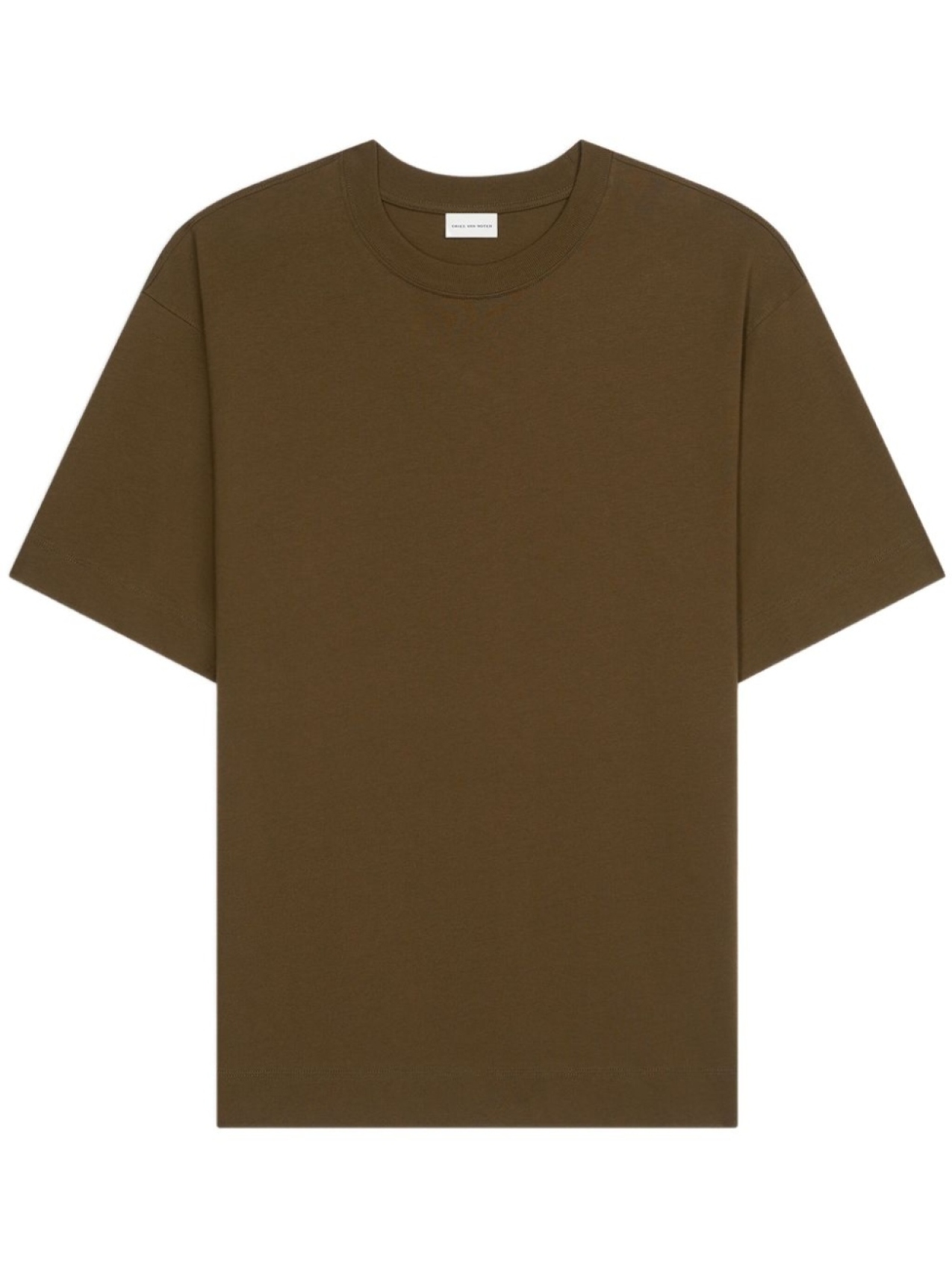

DRIES VAN NOTEN футболка свободного кроя, коричневый