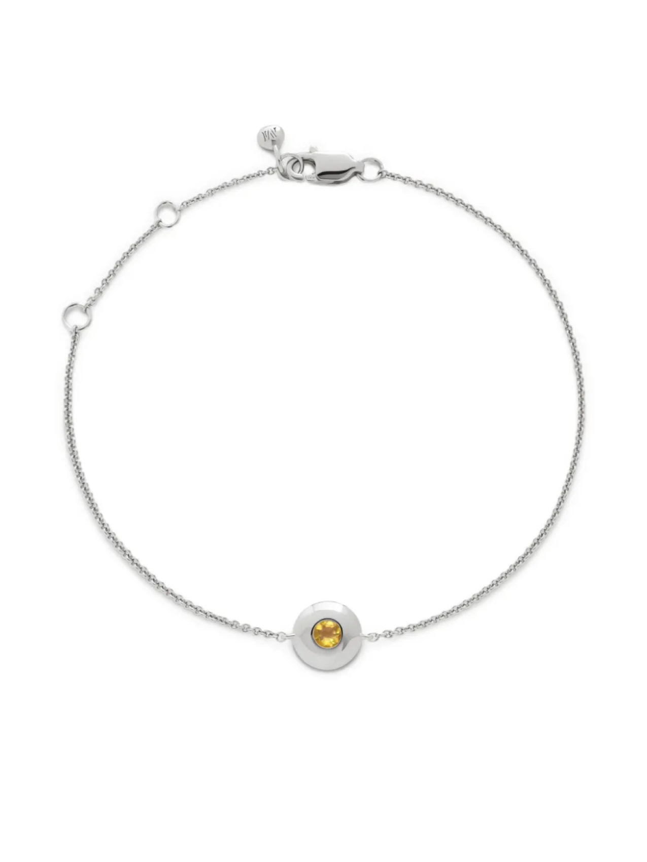 

Monica Vinader браслет December Birthstone, серебряный