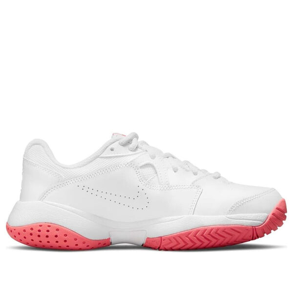 Кроссовки court jr. lite 2 low-top tennis shoes pink/white Nike, белый — фото 2