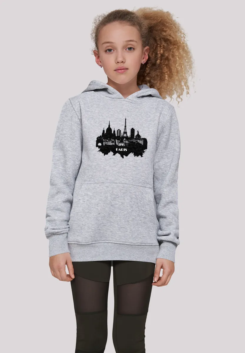 

Толстовка F4NT4STIC "PARIS SKYLINE HOODIE UNISEX", принт, серый