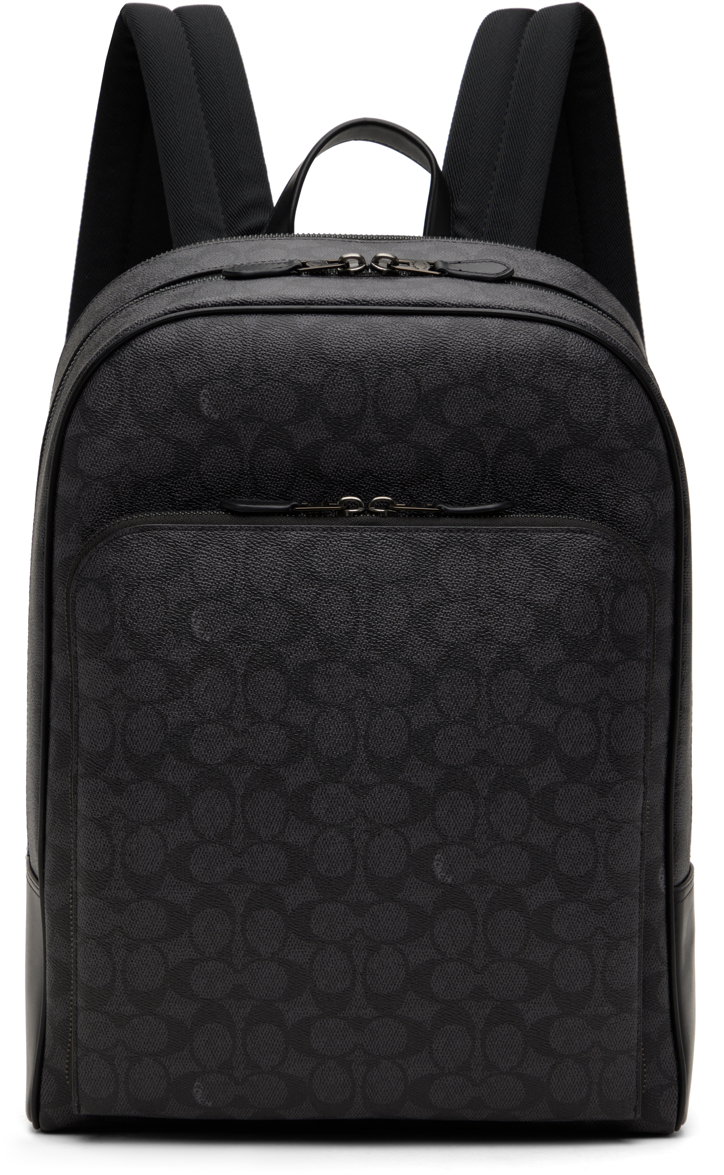 

Черный рюкзак Gotham Signature из холста Coach 1941