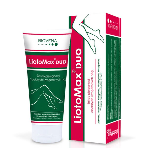 

Гель для ухода за больными и уставшими ногами, 100 г Biovena Liotomax duo