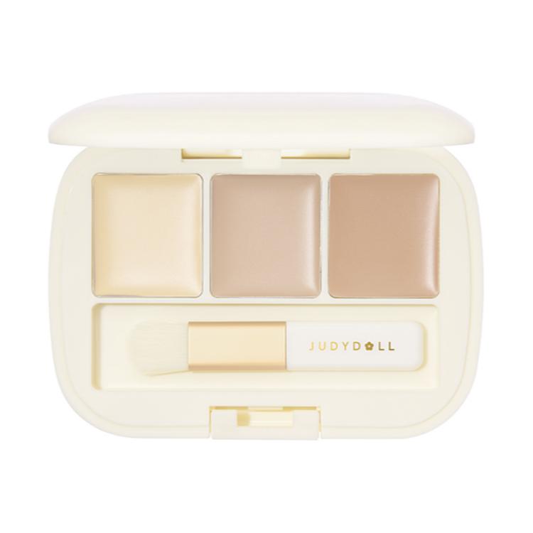 

Трехцветная палетка консилера безупречное сцепление Judydoll