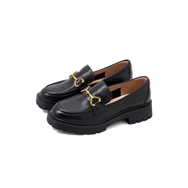 COMELY Женские лоферы на каблуке 3,5 см черные из черной телячьей кожи, цвет Black Cow Leather — фото 2