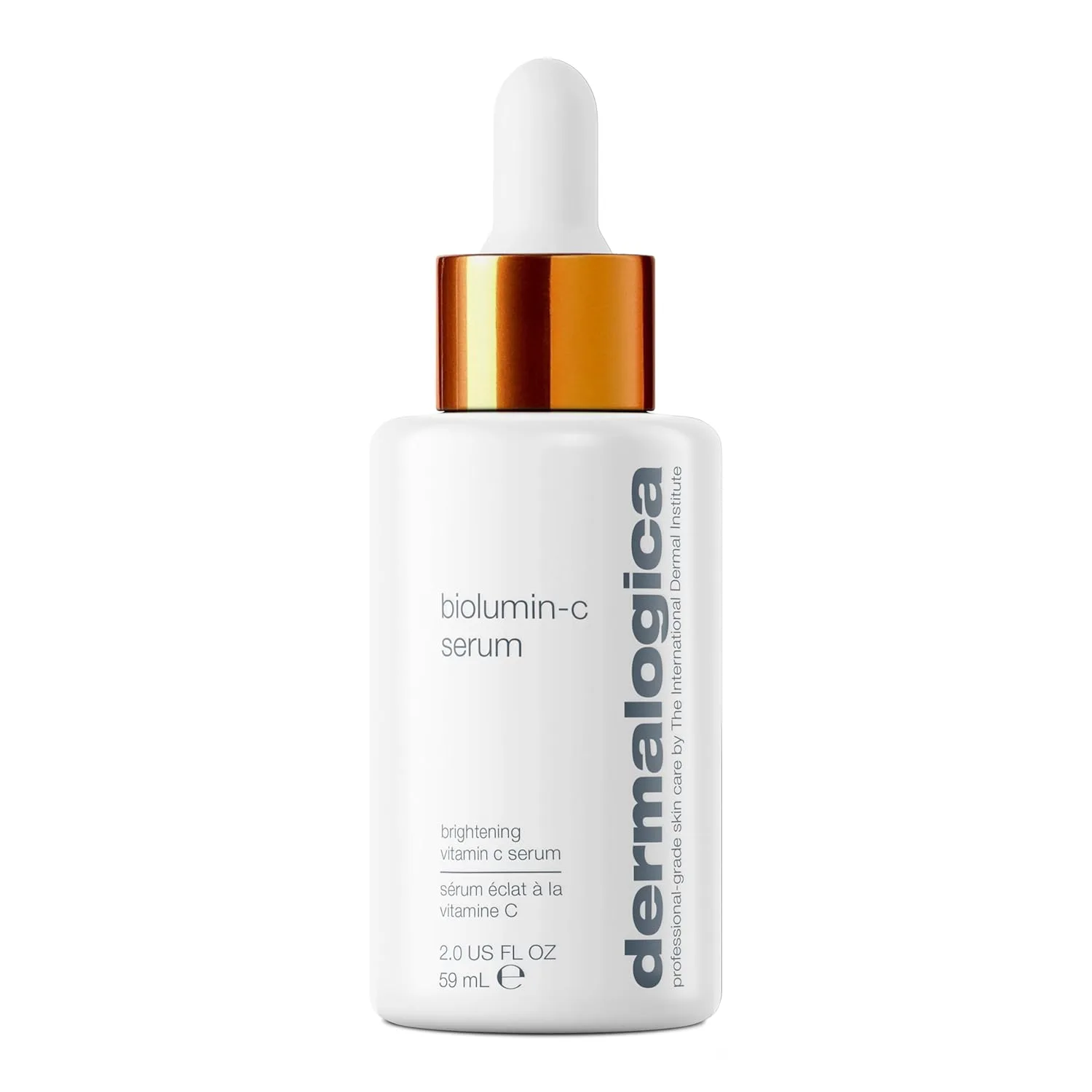 Сыворотка Dermalogica Biolumin-C, витамин С для лица от пигментных пятен, с пептидами и AHA-кислотами - отшелушивает и уменьшает дисбаланс пигментации, делая кожу более сияющей и упругой. 59 мл (1 шт.)