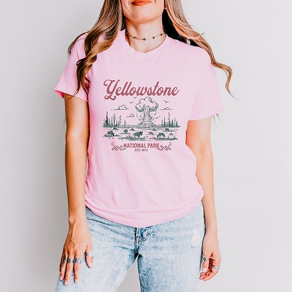 

Футболка с коротким рукавом Yellowstone national park est 1872 Simply Sage Market, Pink, Зеленый, Футболка с коротким рукавом Yellowstone national park est 1872 Simply Sage Market, Pink