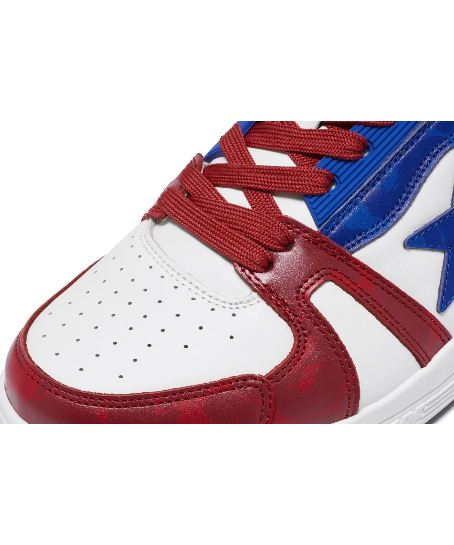 Мужские кожаные кроссовки BAPE CLUTCH STA A BATHING APE разноцветные — фото 3