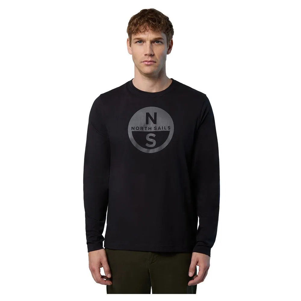 

Футболка North Sails Graphic long sleeve, черный