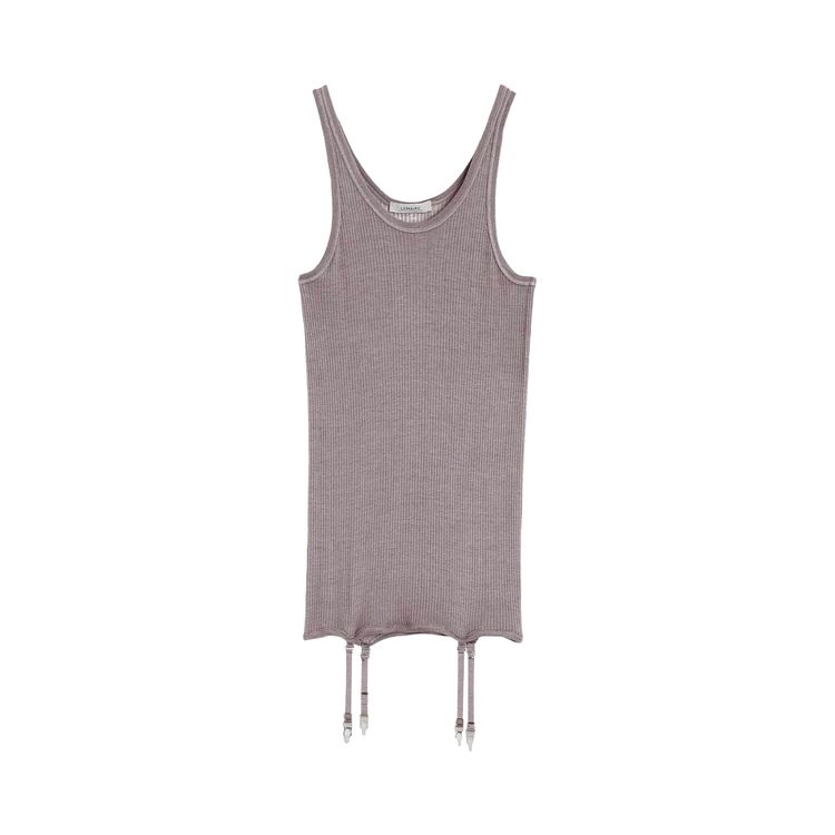 

Топ Lemaire Seamless Rib Tank Top 'Misty Mauve', фиолетовый
