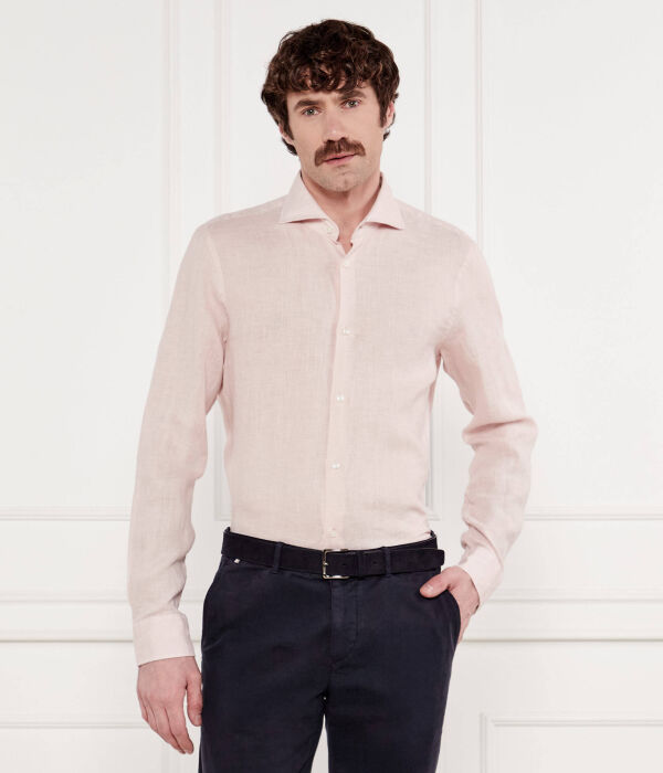

Льняная рубашка pai-w Slim fit Joop!, розовый