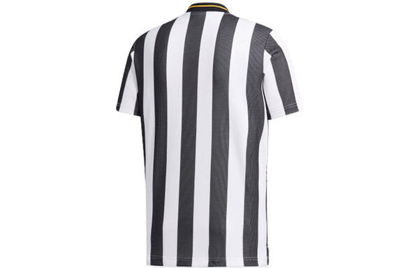 Футболка neo yellow sports short sleeve black white Adidas, черный — фото 2
