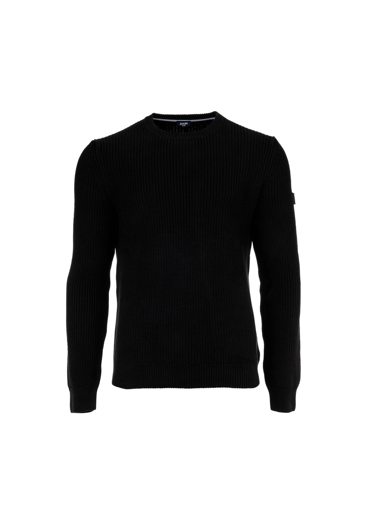 

Мужской вязаный свитер - Haro, круглый вырез, однотонный JOOP! JEANS, черный