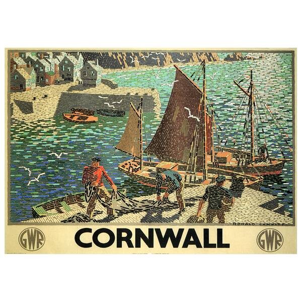 

Картина на холсте LegendArte Cornwall, многоцветный