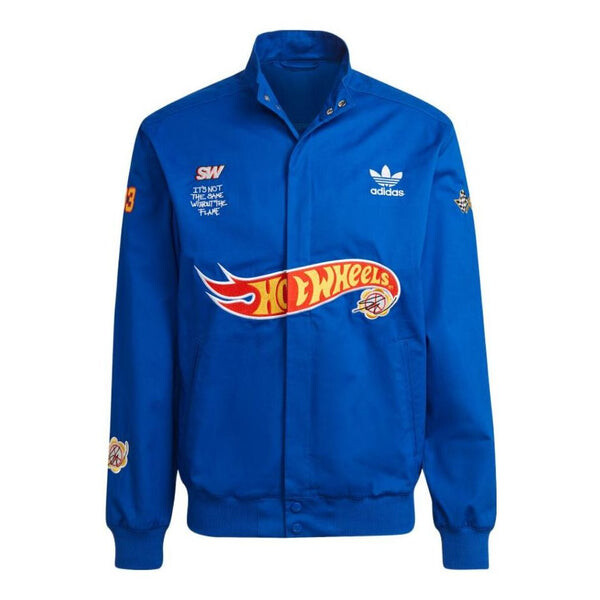 

Куртка x sean wotherspoon x hot wheels jacket 'blue' Adidas, синий