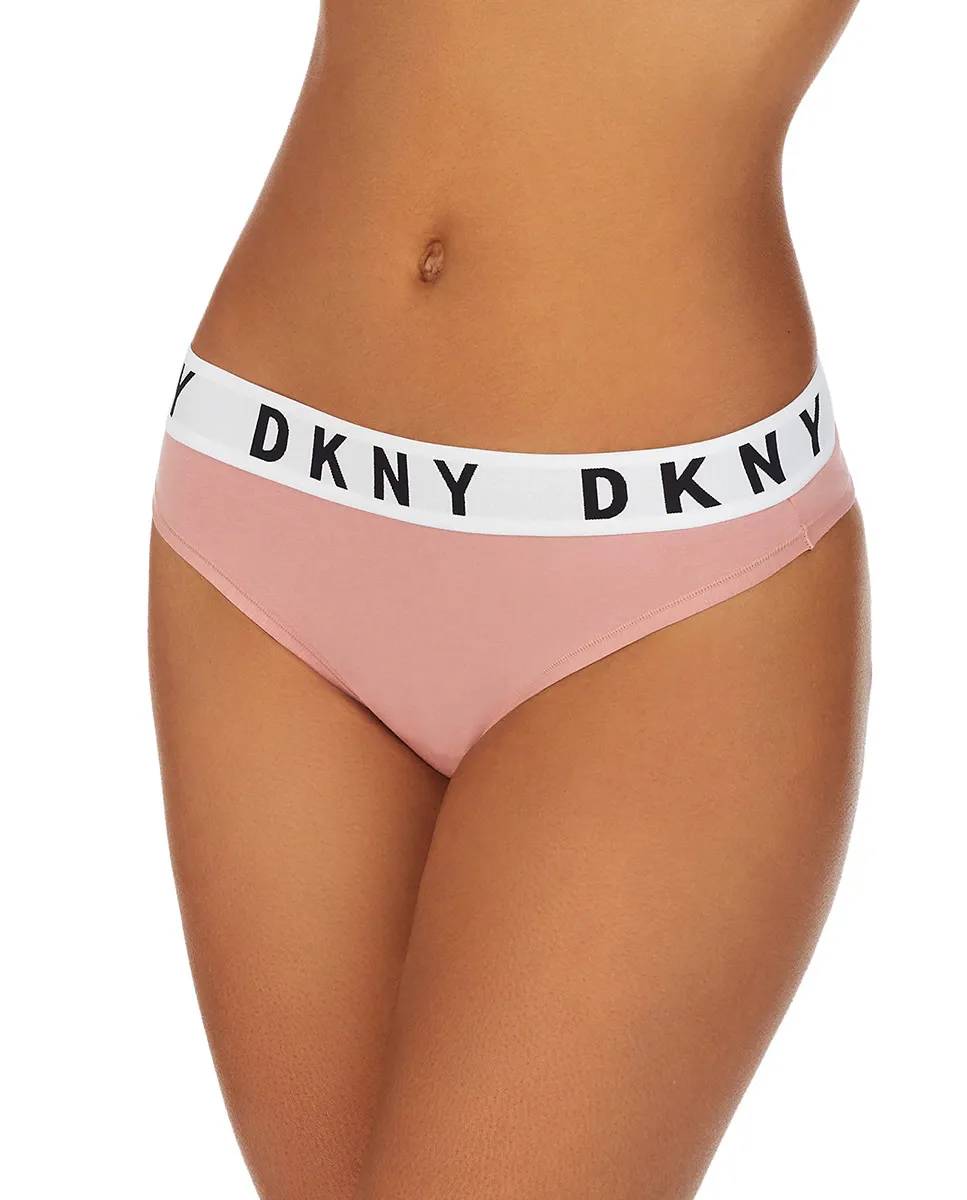 

Гладкие бесшовные стринги DKNY, черный