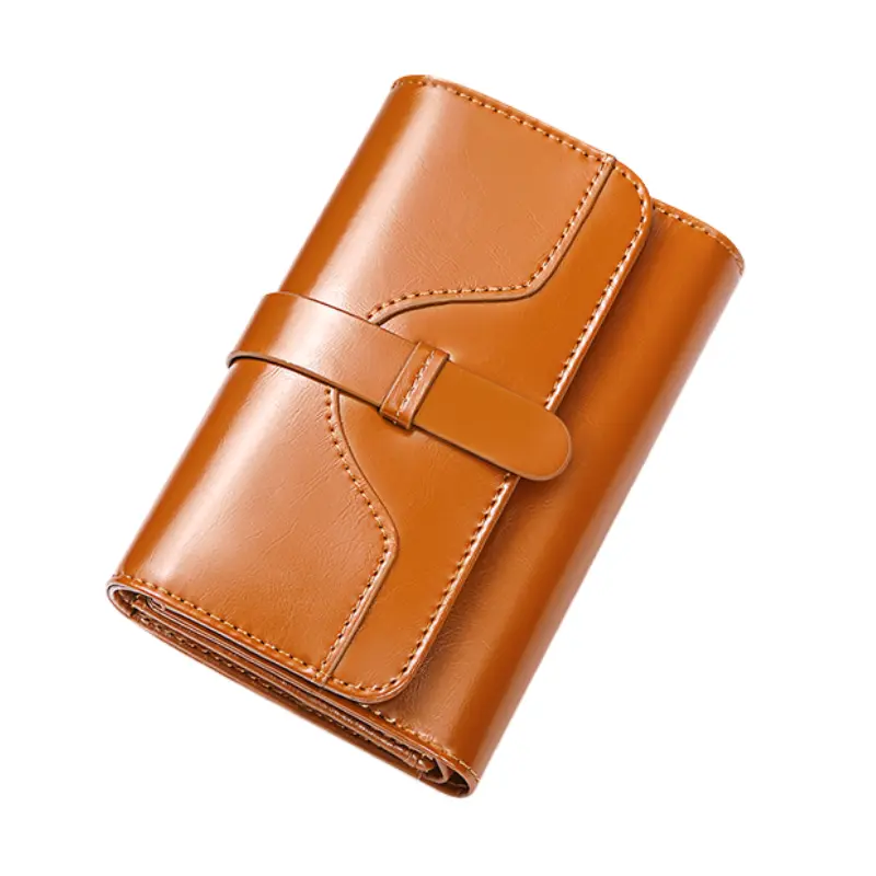 

Женский кошелек Banyanu, Коричневый – щетка против кражи