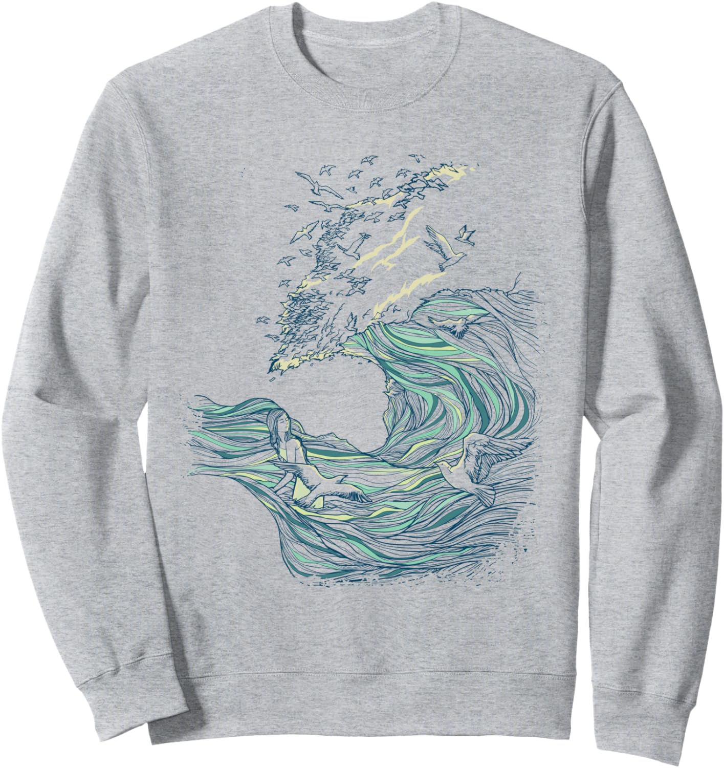 

Толстовка Ocean Breath Huebucket, серый