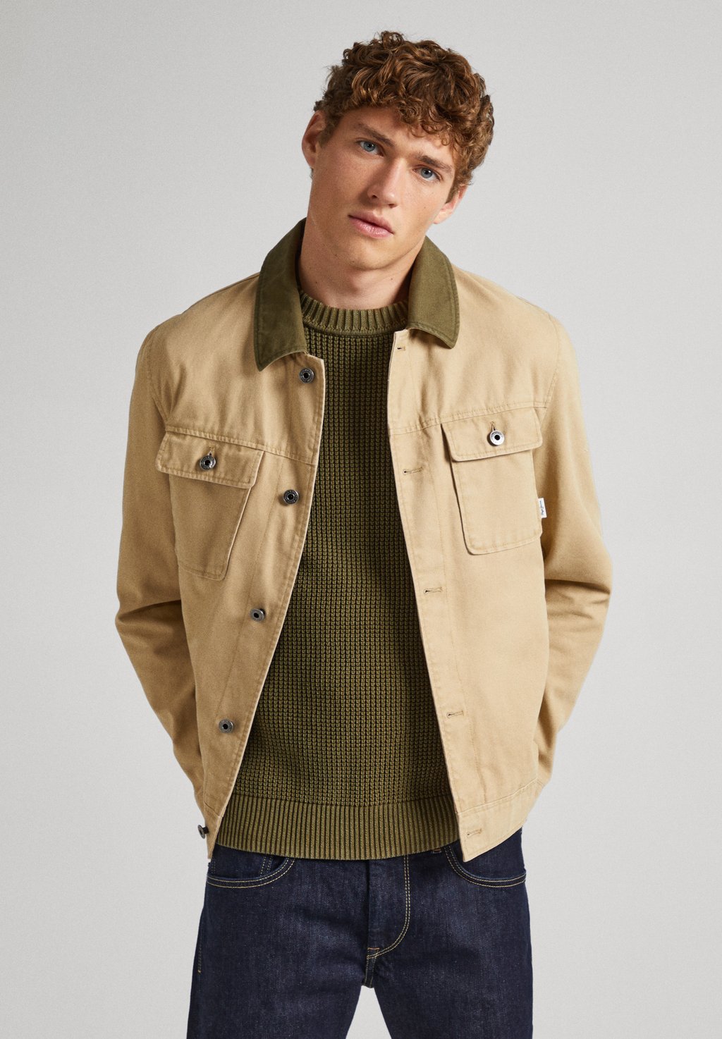 

Летняя куртка Pepe Jeans, коричневый