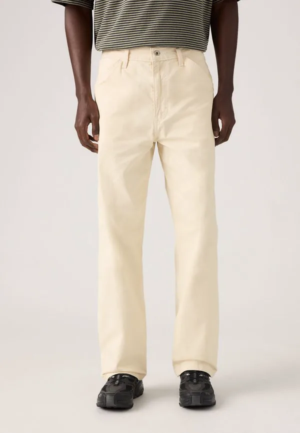 568 свободные прямые брюки-карго свободного кроя Levi'S Workwear, Undyed Ecru Greige Lightweight Canvas — фото 4