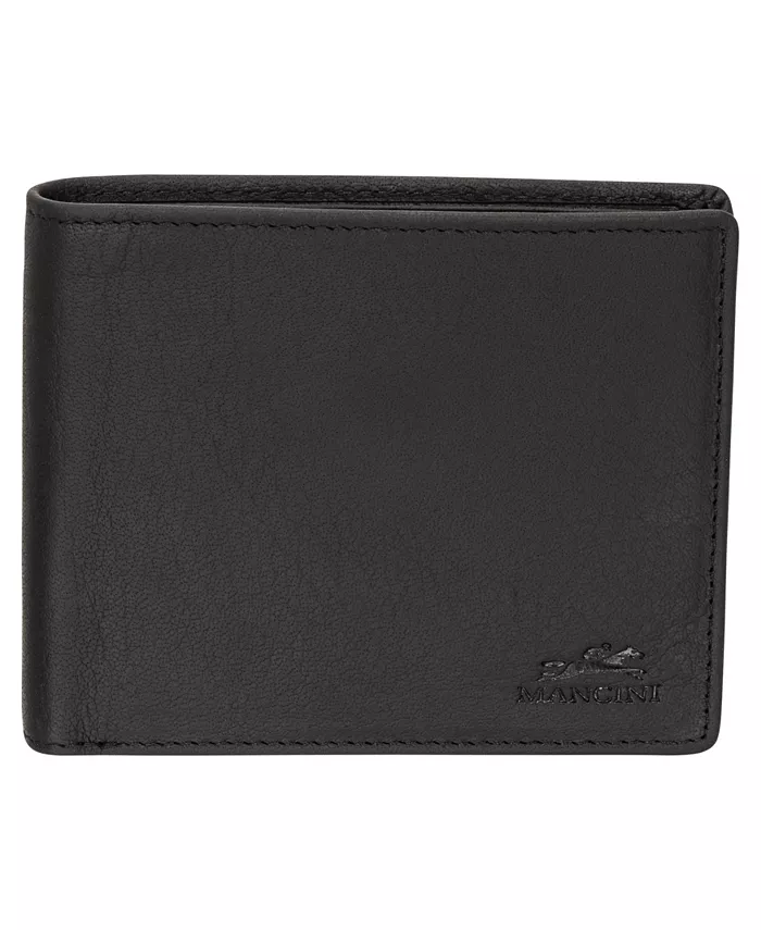 

Мужской кошелек Buffalo с RFID-защитой и отделением для мелочи Mancini, черный